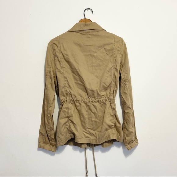 Old Navy Tan Utility Jacket Womens Size Medium - Picture 6 of 9